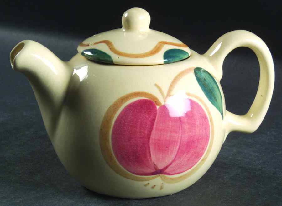 Fruit Individual Teapot & Lid by Purinton-1