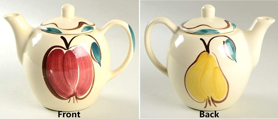 Fruit Teapot & Lid by Purinton-1