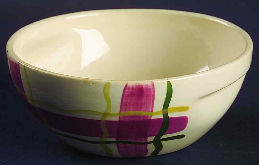Normandy Plaid Coupe Cereal Bowl by Purinton-1