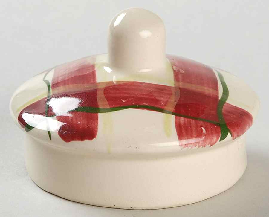 Normandy Plaid Lid for Teapot by Purinton-1