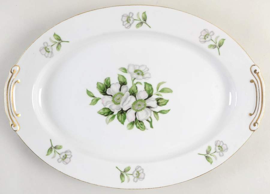 Janet 16" Oval Serving Platter by Puritan (Japan)-1