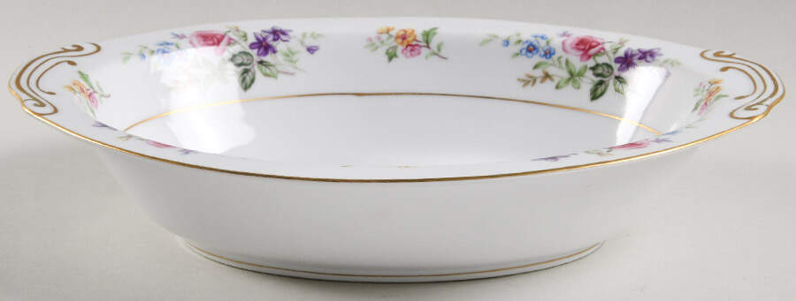 Melody 11" Oval Vegetable Bowl by Puritan (Japan)-1