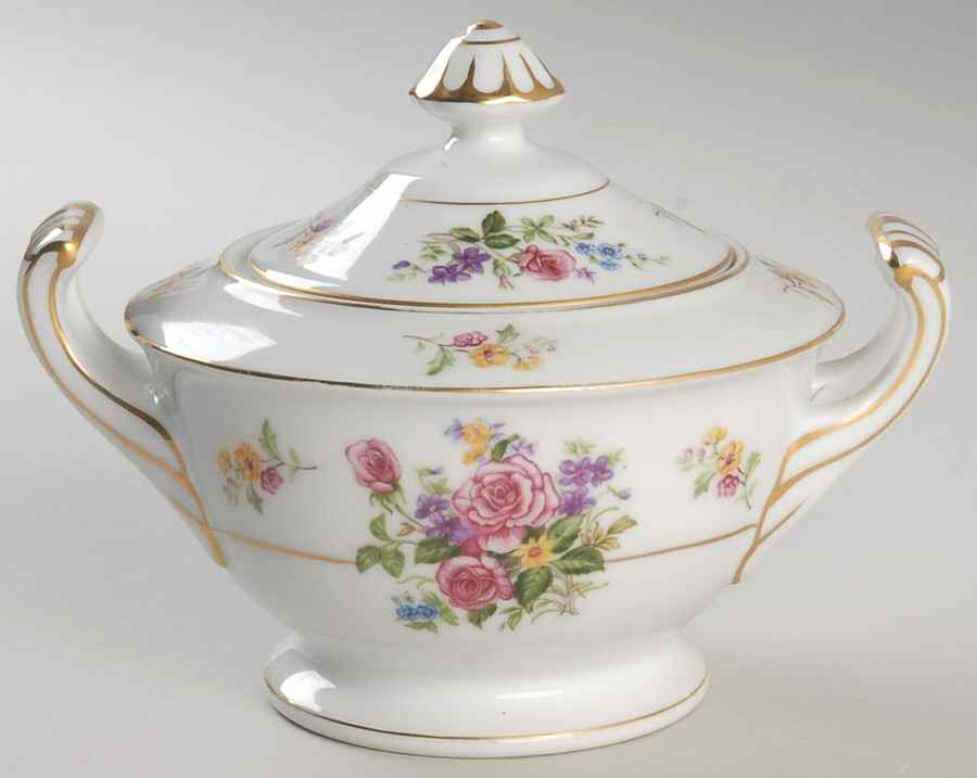 Melody Sugar Bowl & Lid by Puritan (Japan)-1