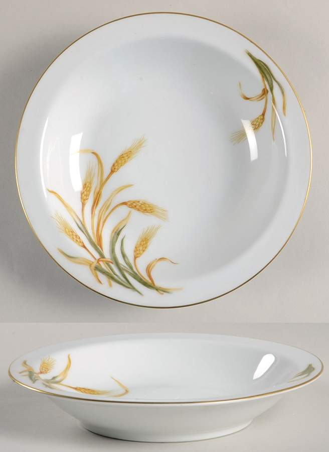 Wheat Rim Soup Bowl by Puritan (Japan)-1