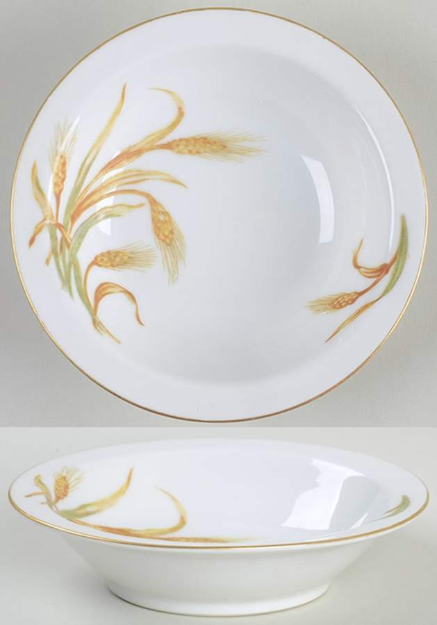 Wheat Rim Fruit/Dessert (Sauce) Bowl by Puritan (Japan)-1