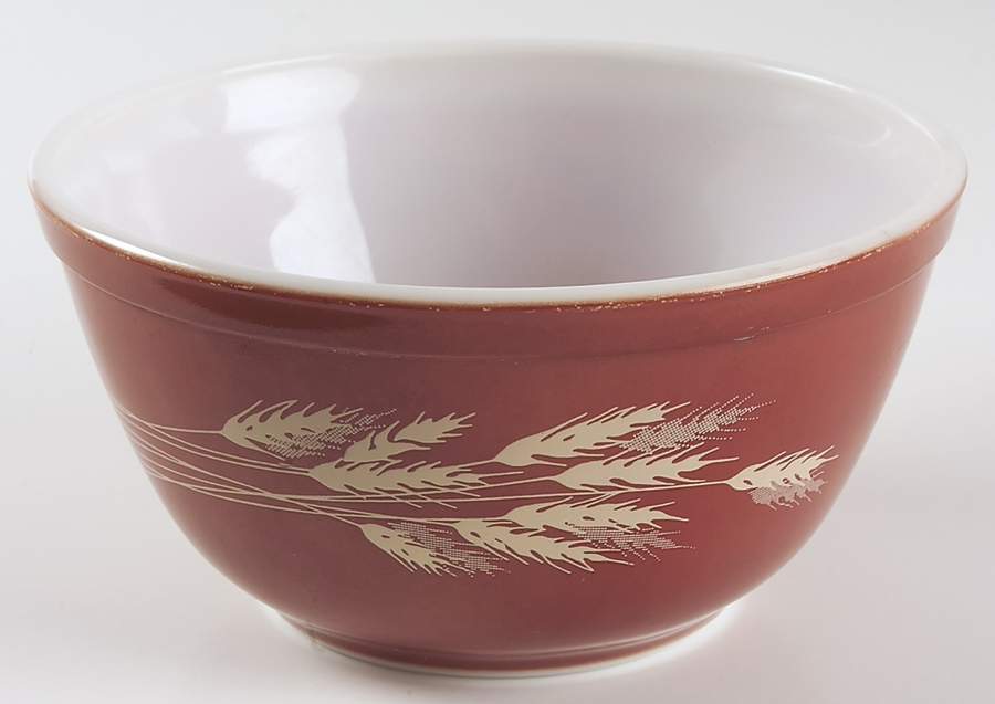 Autumn Harvest 7" Mixing Bowl by Pyrex-1