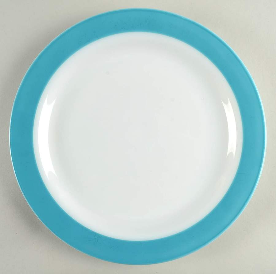 Blue 12" Chop Plate (Round Platter) by Pyrex-1
