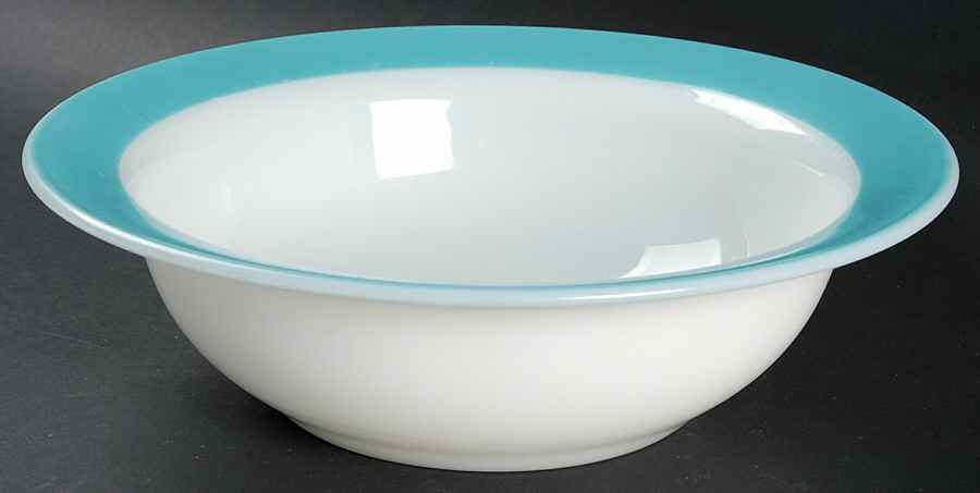 Blue 9" Round Vegetable Bowl by Pyrex-1