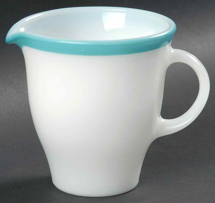 Blue Creamer by Pyrex-1