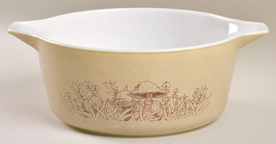 Forest Fancies 2.5 Qt Round Casserole No Lid by Pyrex-1