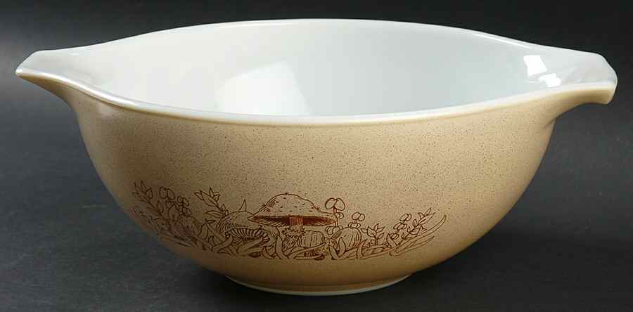 Forest Fancies 10" Cinderella Mixing Bowl by Pyrex-1