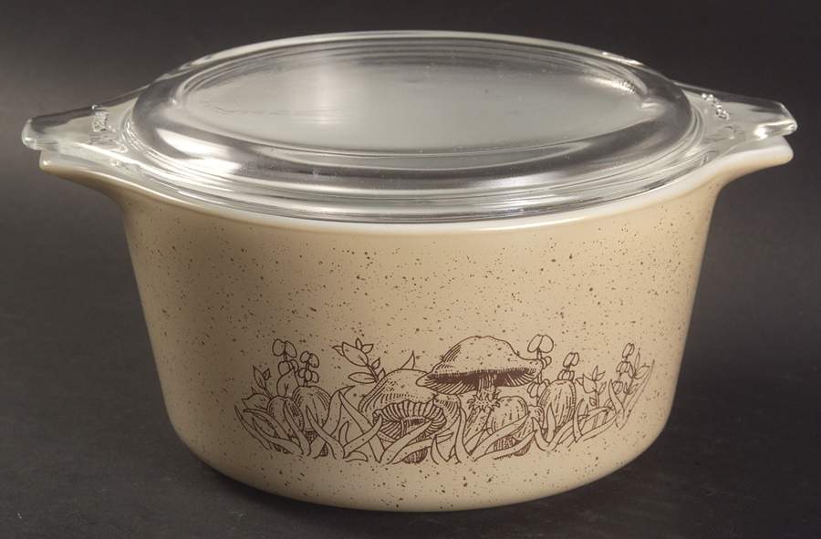 Forest Fancies 1 Qt Round Covered Casserole by Pyrex-1