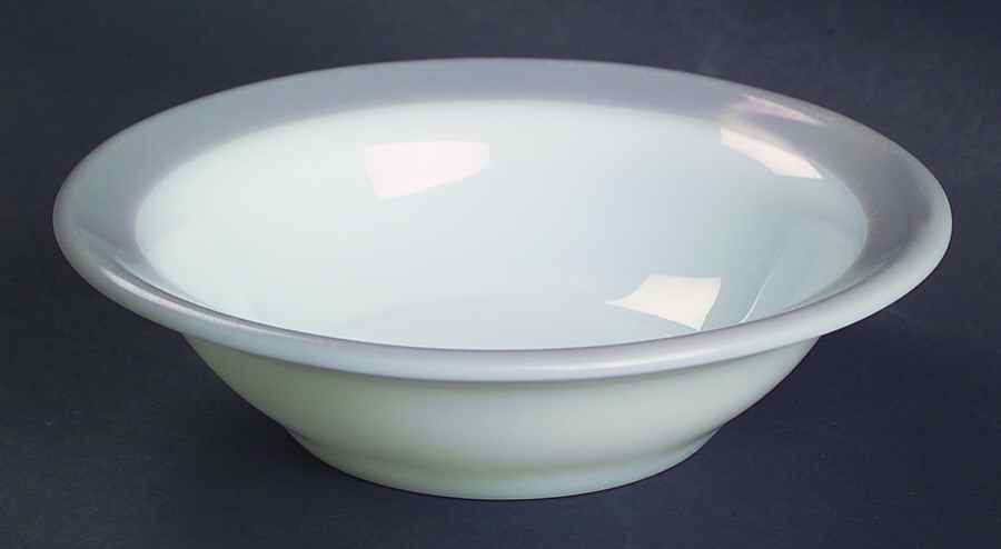 Gray Rim Fruit/Dessert (Sauce) Bowl by Pyrex-1