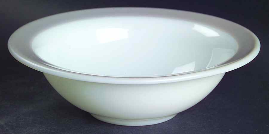 Gray Rim Cereal Bowl by Pyrex-1