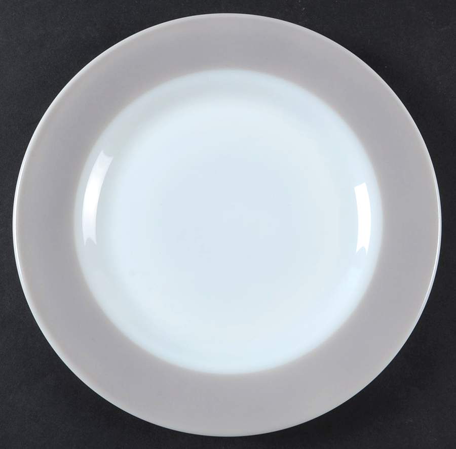 Gray Salad Plate by Pyrex-1