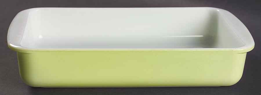 Green 11" Rectangular Baker by Pyrex-1