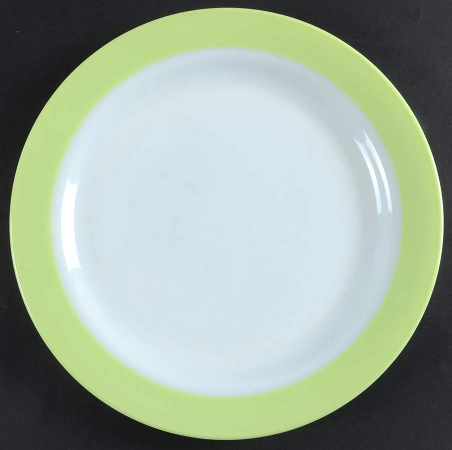 Green 12" Chop Plate (Round Platter) by Pyrex-1