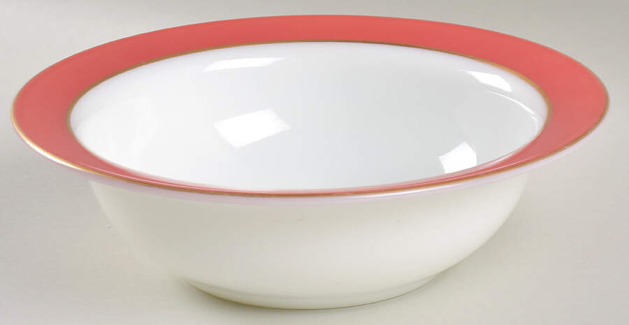 Flamingo Gold Trim 9" Round Vegetable Bowl by Pyrex-1
