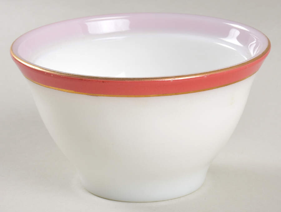Flamingo Gold Trim Sugar Bowl No Lid by Pyrex-1