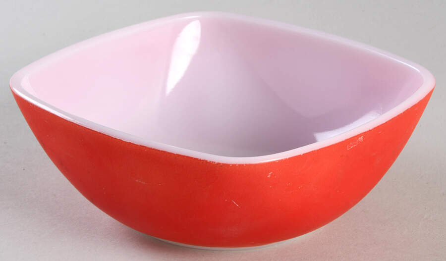 Red Ramekin by Pyrex-1