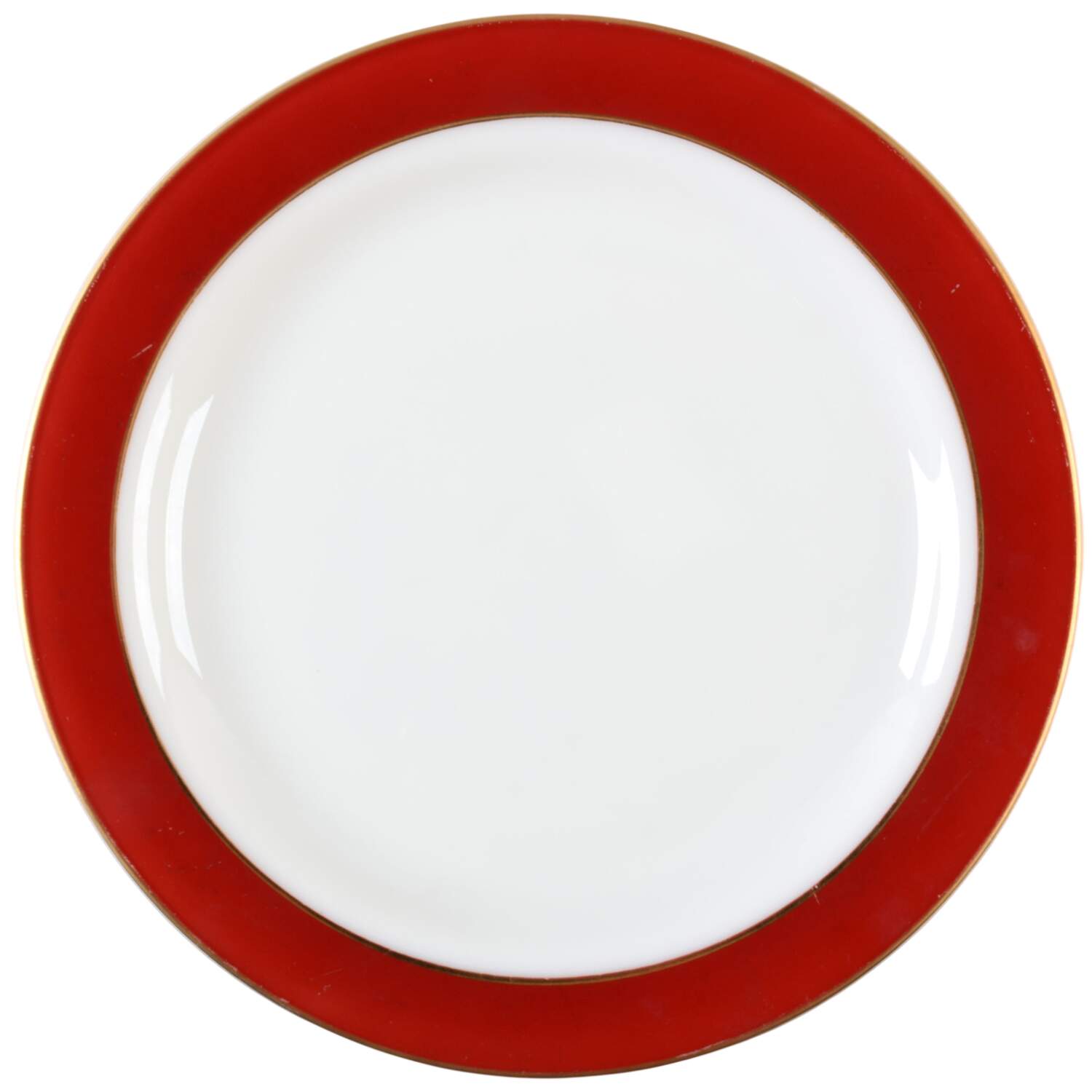 Red 12" Chop Plate (Round Platter) by Pyrex-1
