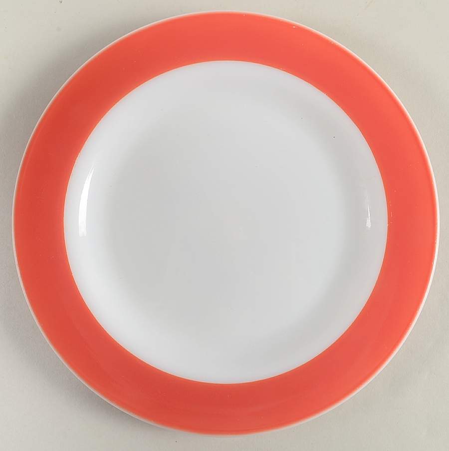 Red Dinner Plate by Pyrex-1