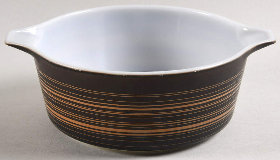 Terra 1.50 Pt Round Casserole No Lid by Pyrex-1