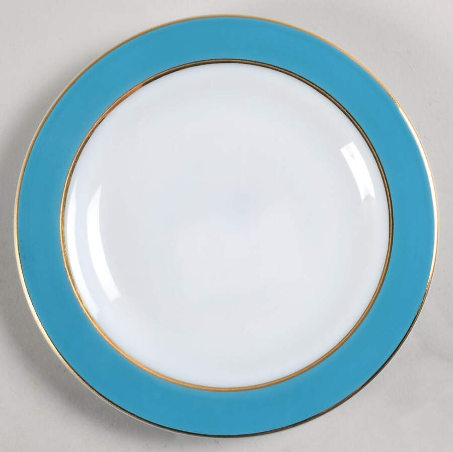 Turquoise Bread & Butter Plate by Pyrex-1