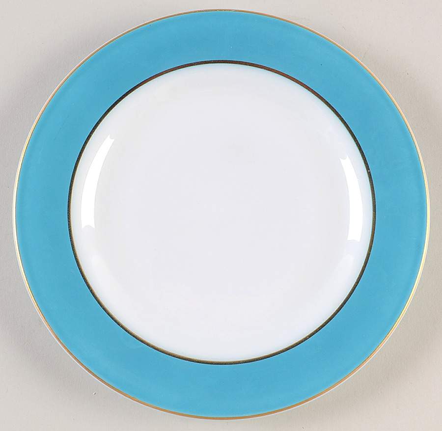 Turquoise Salad Plate by Pyrex-1