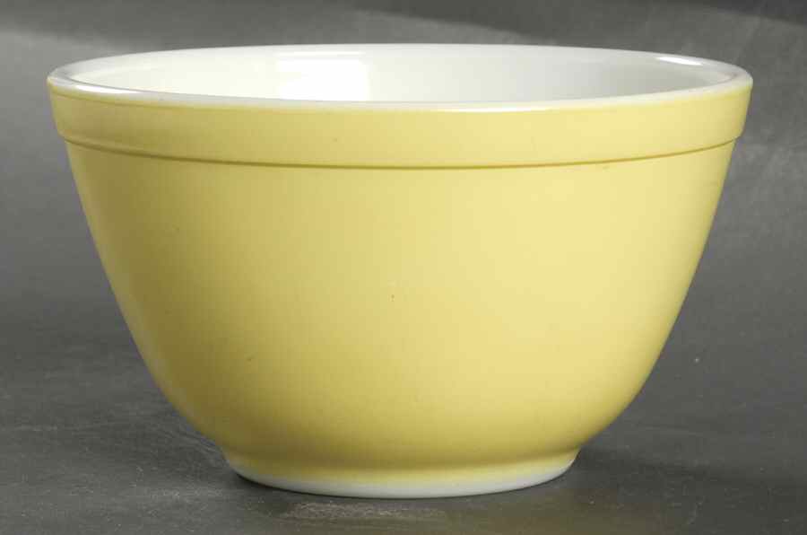 Yellow (Light Pale) 5" Mixing Bowl by Pyrex-1