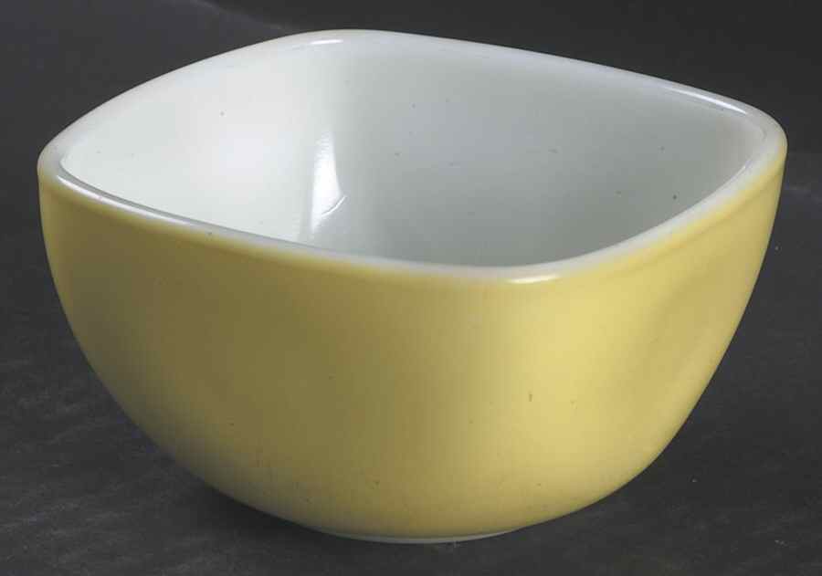 Yellow (Light Pale) Ramekin by Pyrex-1