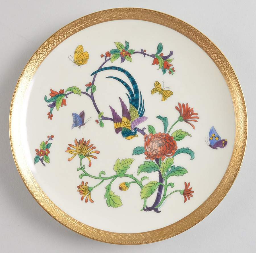 Bird of Paradise Coupe Salad Plate by Pickard-1