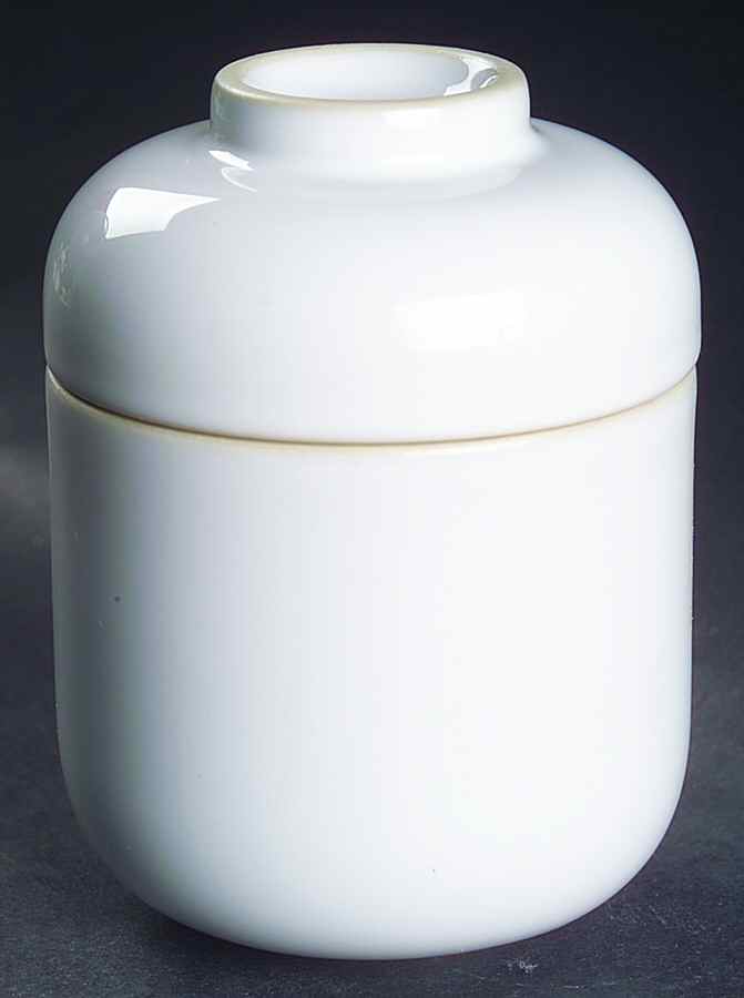 Radius Arctic White Sugar Bowl & Lid by Prisma-1