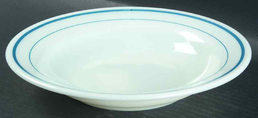 PYR7 Large Rim Soup Bowl by Pyrex-1