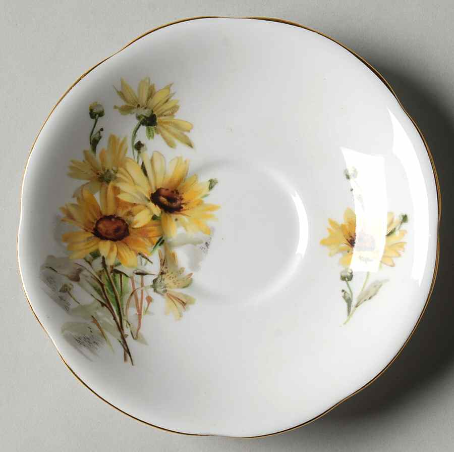 Brown Eyed Susan Saucer for Demitasse Cup by Paragon-1