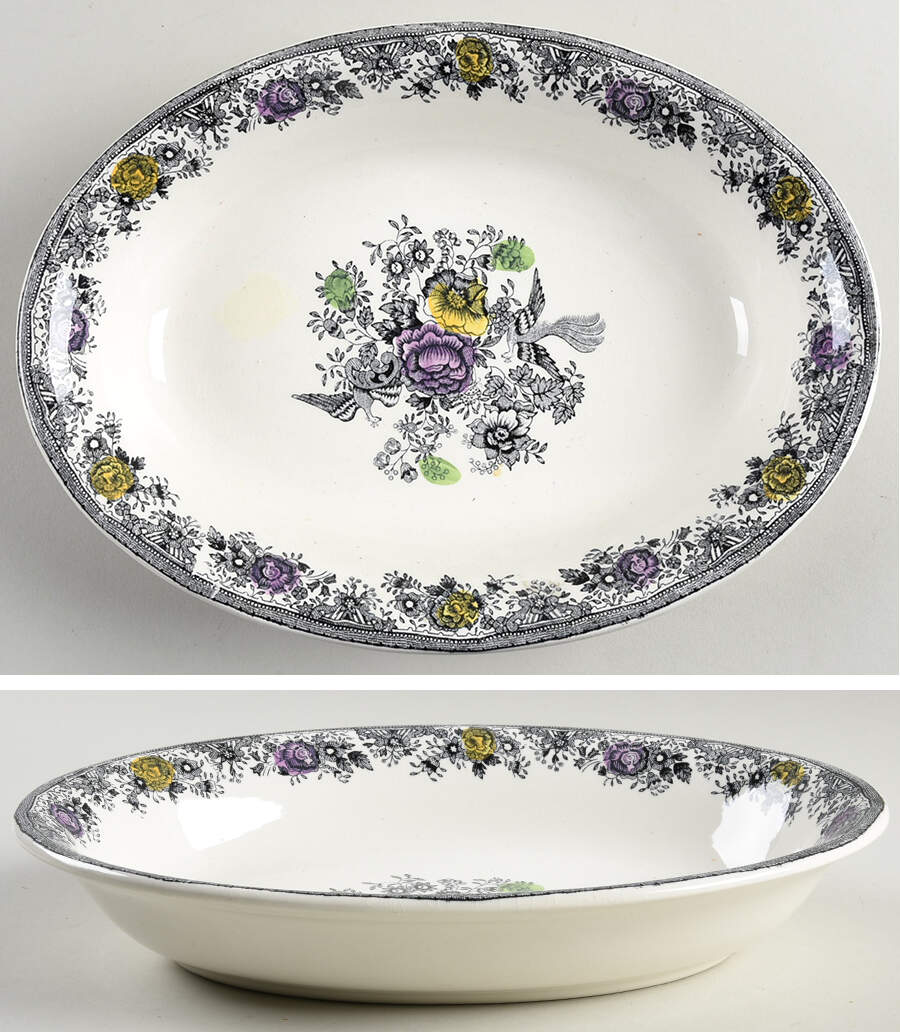 PRG10 10" Oval Vegetable Bowl by Porsgrund-1