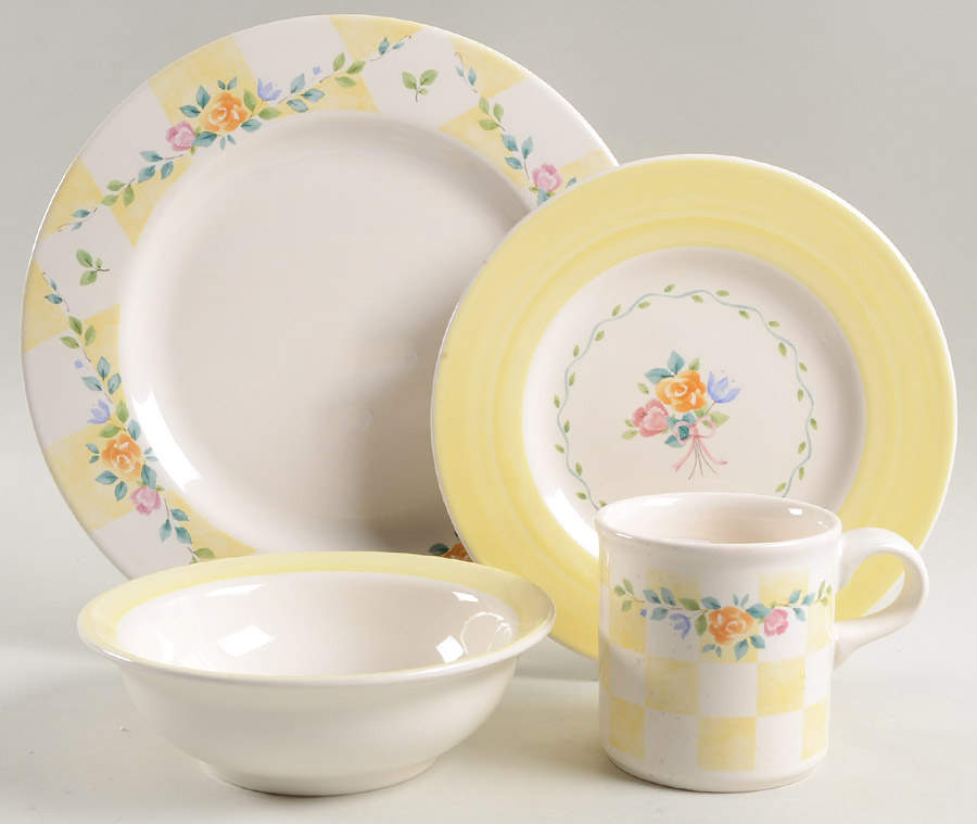 Rosehaven 5 Piece Place Setting by Pfaltzgraff-1