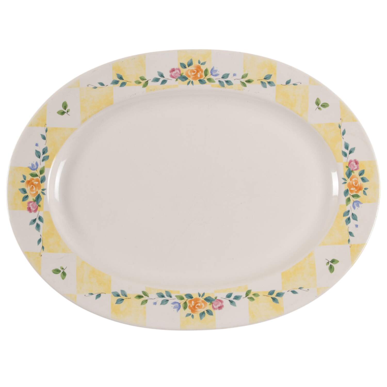 Rosehaven 14" Oval Serving Platter by Pfaltzgraff-1