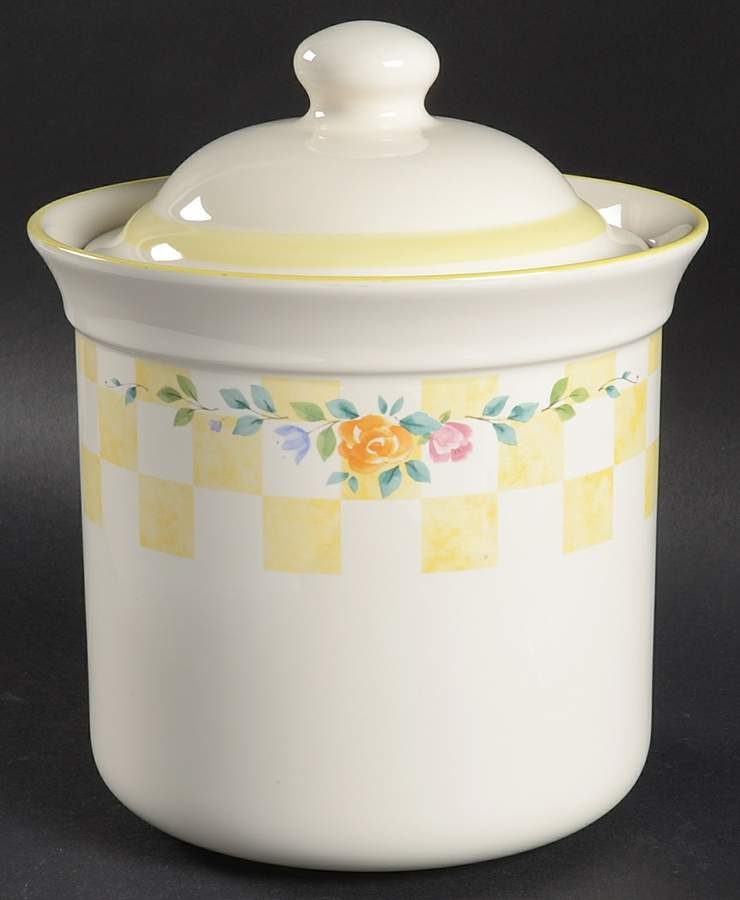 Rosehaven Medium Canister & Lid by Pfaltzgraff-1