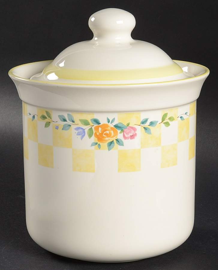 Rosehaven Small Canister & Lid by Pfaltzgraff-1