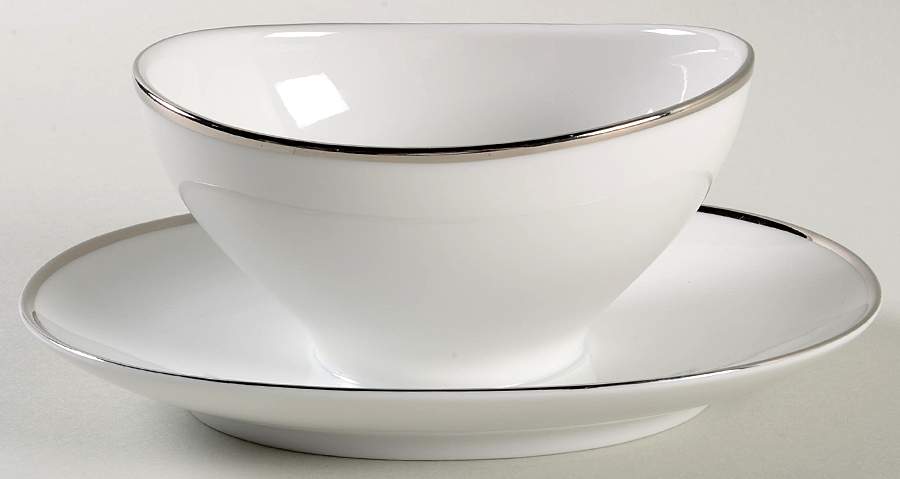 PRD1 Gravy Boat with Attached Underplate by Prudential-1