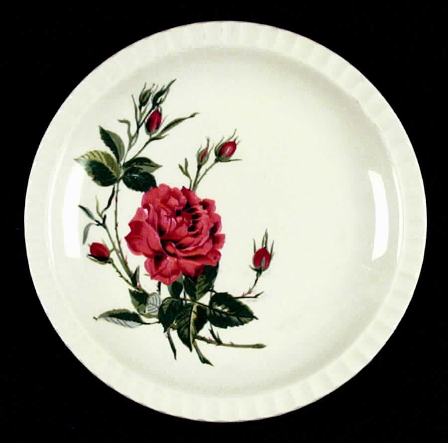 Talisman Red Bread & Butter Plate by Prim Rose-1