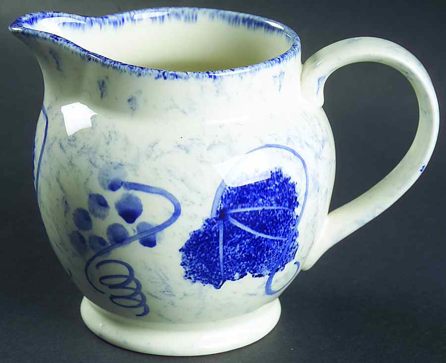 Blue Vine Creamer by Poole Pottery-1