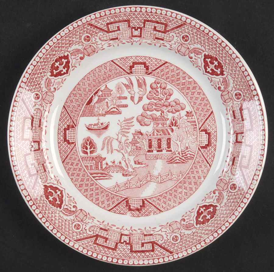 Willow Bread & Butter Plate by Petrus Regout & Co-1