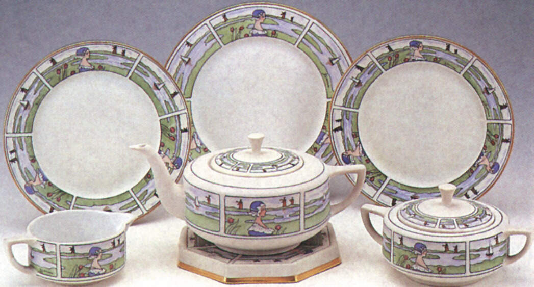 Dutch Decoration Dinner Plate by Pickard-1