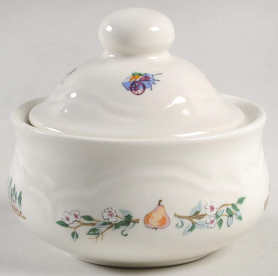 Apple Valley Sugar Bowl & Lid by Pfaltzgraff-1