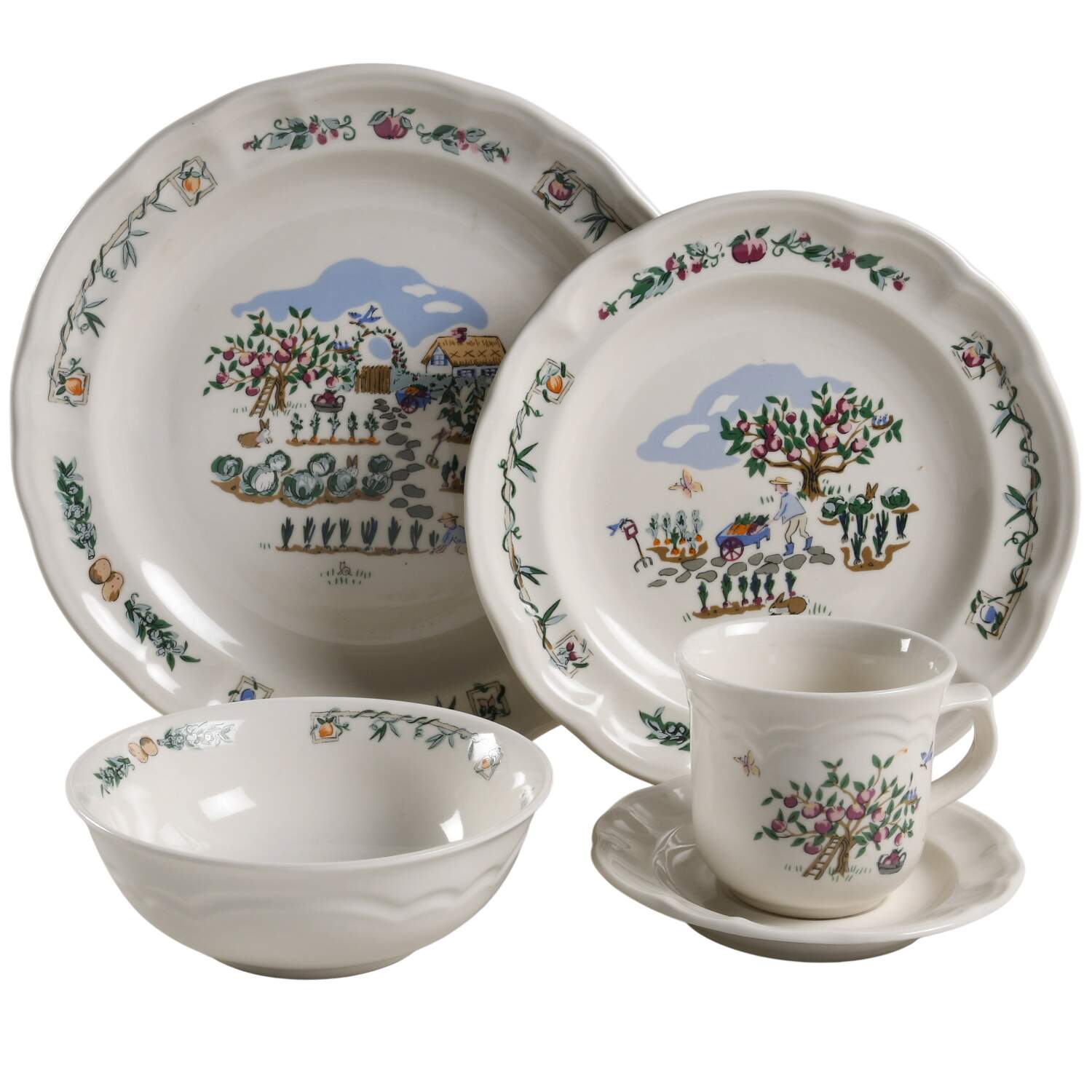 Apple Valley 5 Piece Place Setting by Pfaltzgraff-1