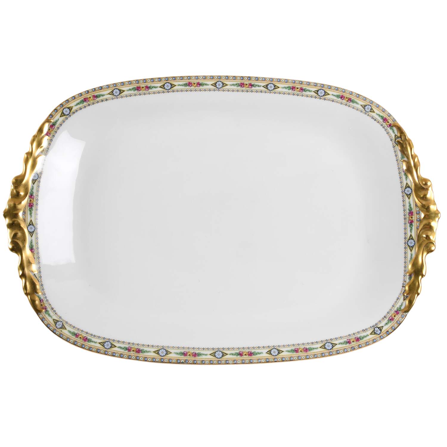 POY114 19" Oval Serving Platter by Jean Pouyat-1