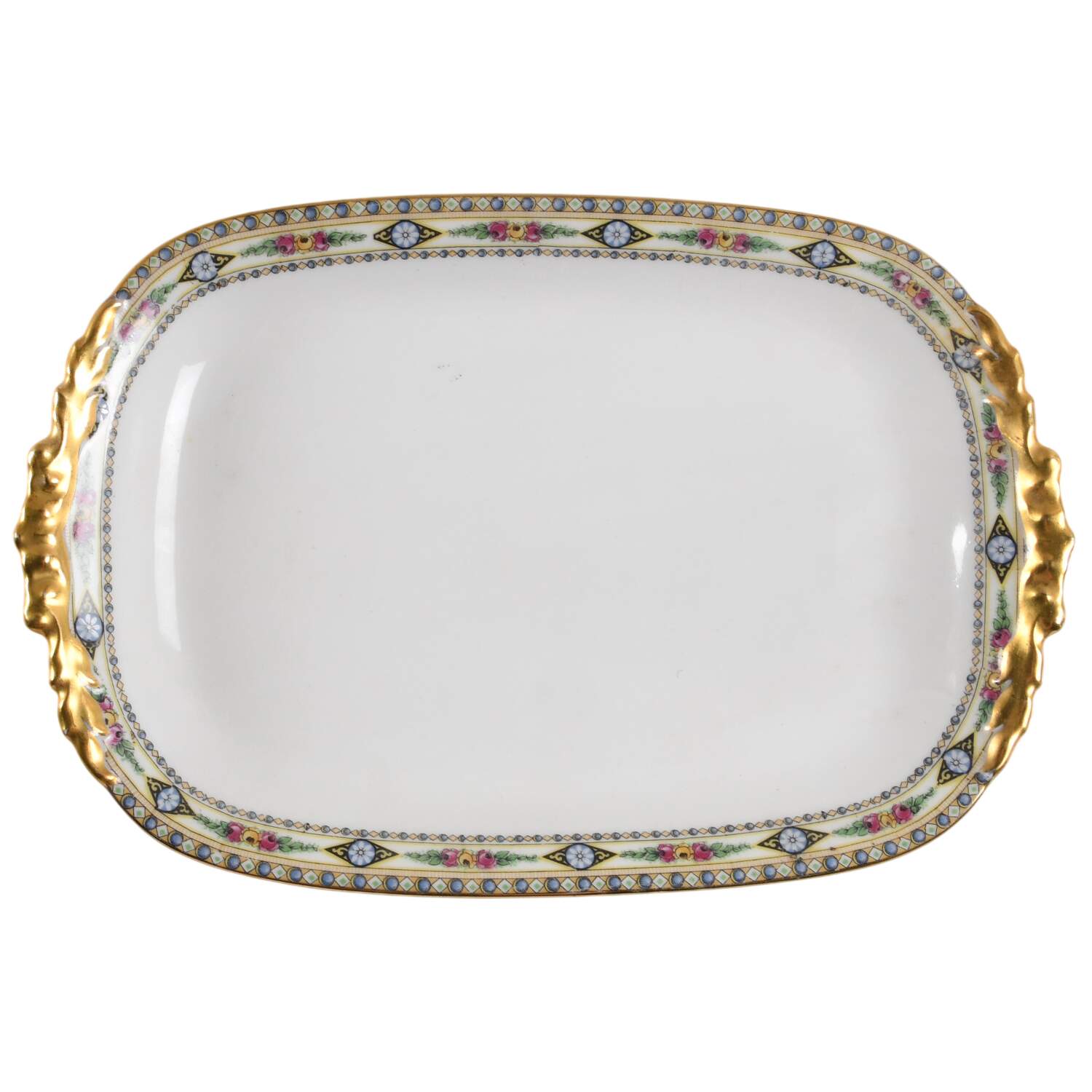 POY114 11" Oval Serving Platter by Jean Pouyat-1