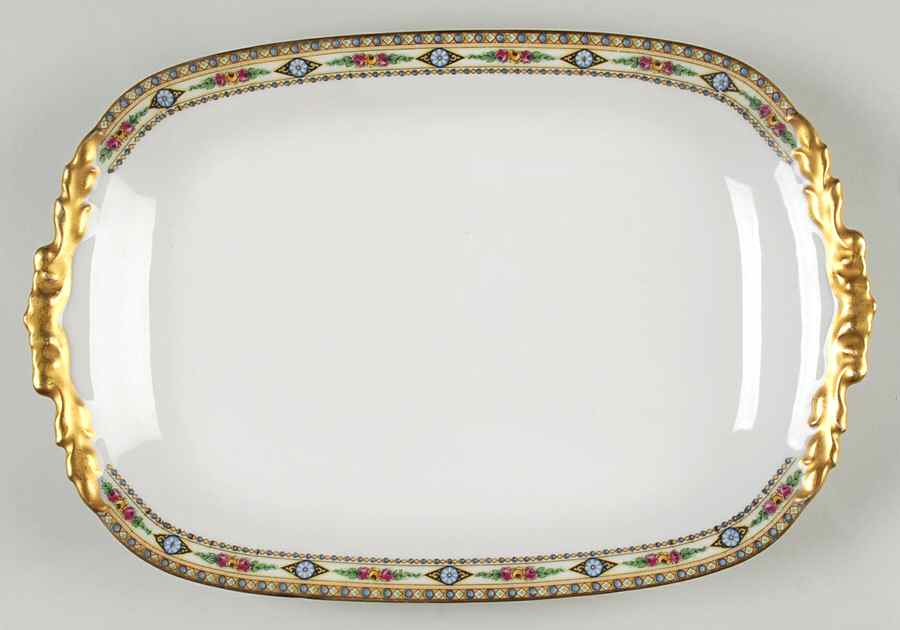 POY114 13" Oval Serving Platter by Jean Pouyat-1